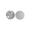5 Pcs Tibetan Silver UPLIFTING WORDS CARVED  25mm DIA Charms Pendants, Lead & Nickel Free Metal Charms Pendants Beads