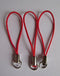 Red Mobile Phone Cord Loop Lanyard 20 x 5cm RED with Jump Ring