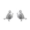 5 Pcs Tibetan Silver Bird Robin Christmas 20X17mm Charms Pendants